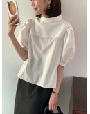 《高尚名品》韓國設計師品牌 Egg 100%進口有機棉雙面澎袖上衣 《高尚名品》韓國設計師品牌 Egg 100%進口有機棉雙面澎袖上衣