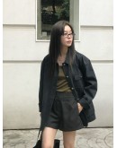 東大門設計師款 OVU多口袋立體剪裁工裝外套