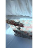 antique 小花帆布手提包