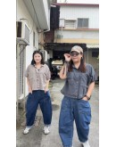 正韓 BONITA 寬鬆棉質短版襯衫