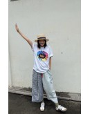 村上隆京都展覽限定太陽花白色短袖
