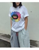 村上隆京都展覽限定太陽花白色短袖