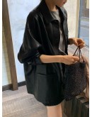 正韓設計師款 OUNCE西裝款皮夾克 正韓設計師款 OUNCE西裝款皮夾克