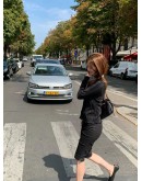 正韓設計師款 VERVEINE褶皺Plissé 長款圍巾