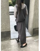 正韓設計師款 OVU垂墜感細肩帶背心/正韓設計師 OUNCE 經典五分褲 正韓設計師款 OVU垂墜感細肩帶背心/正韓設計師 OUNCE 經典五分褲